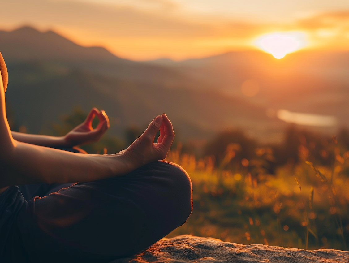 Inicio y fin de la práctica de yoga con el mantra om