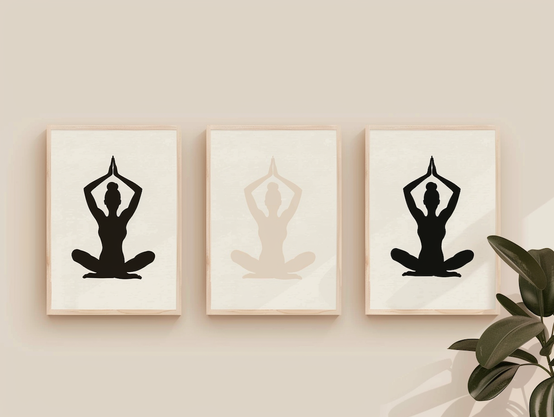 Fotos de asanas de hatha ioga