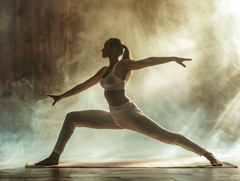 Guerrer I asana de ioga