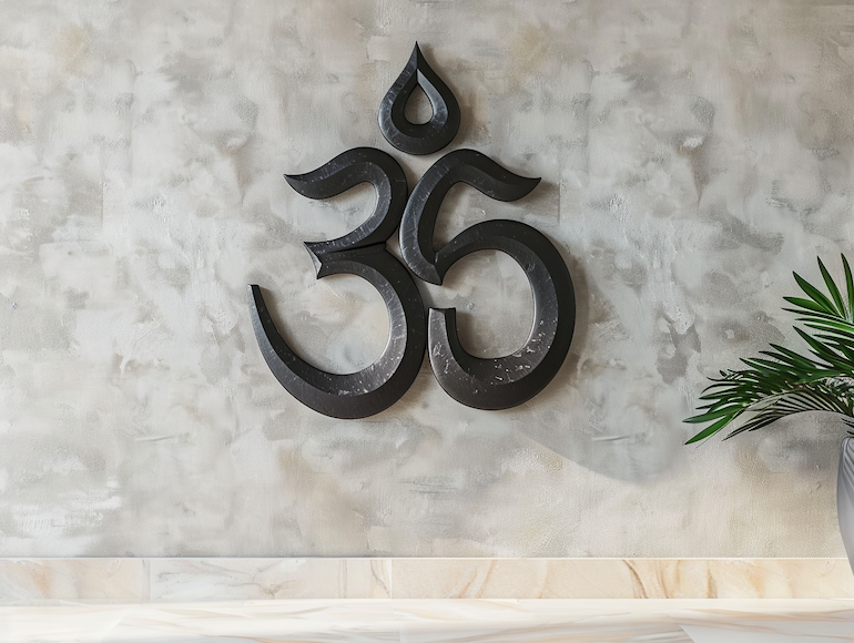 Símbol del mantra om en ioga