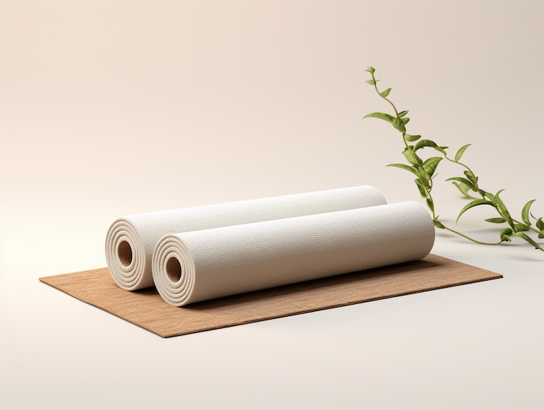 Yoga mat de cautxú natural antilliscant