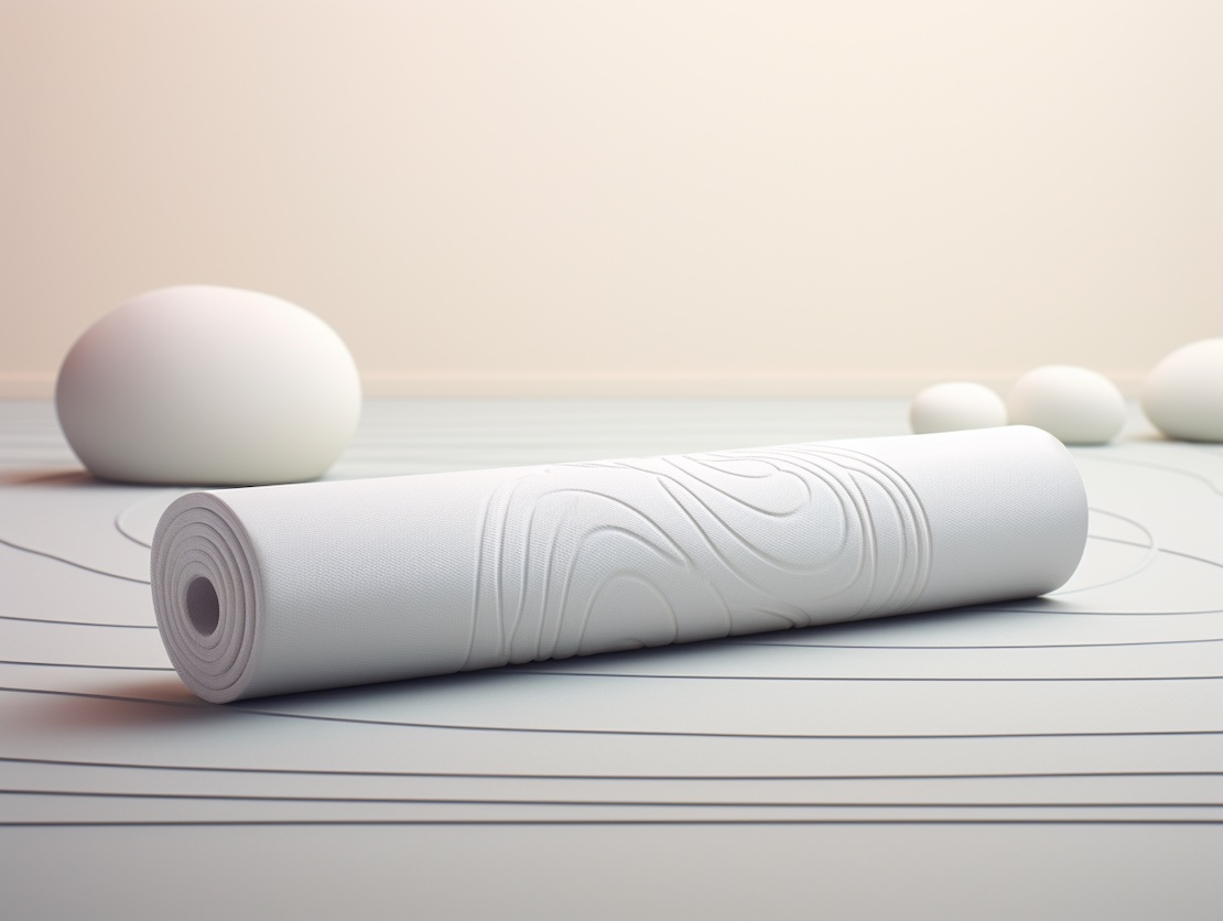 Estoreta de ioga d'alta qualitat amb textura antilliscant i disseny ergonòmic.